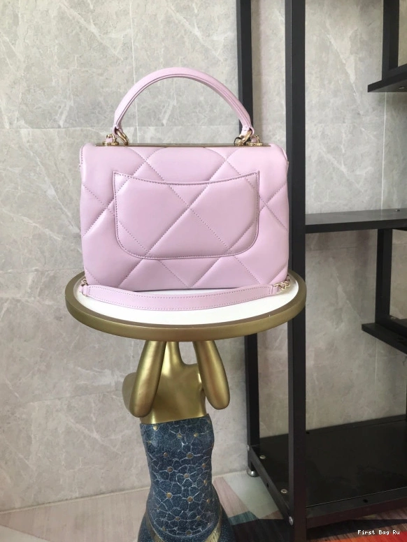 Firstbag Ru WITH BAG HANDLE TOP FLAP CHANEL 0810